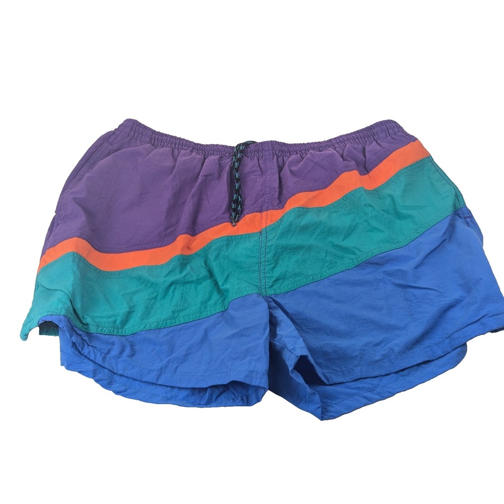 2/$20 Bahama Bahama Swim Trunks Men XL Colorblock Sailing Lined Beach